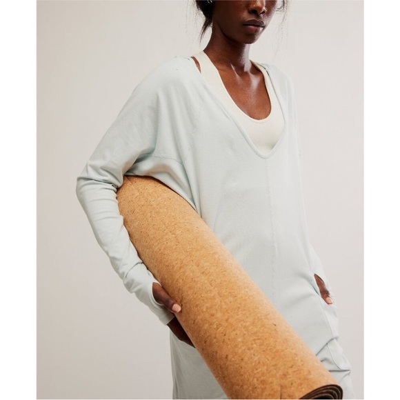 Free People Movement Hot Shot Long-Sleeve Onesie in Arctic Snow - Picture 4 of 10